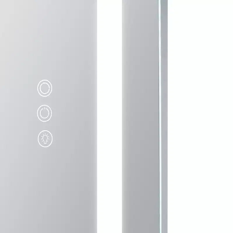 Miroir de courtoisie pleine longueur avec éclairage LED