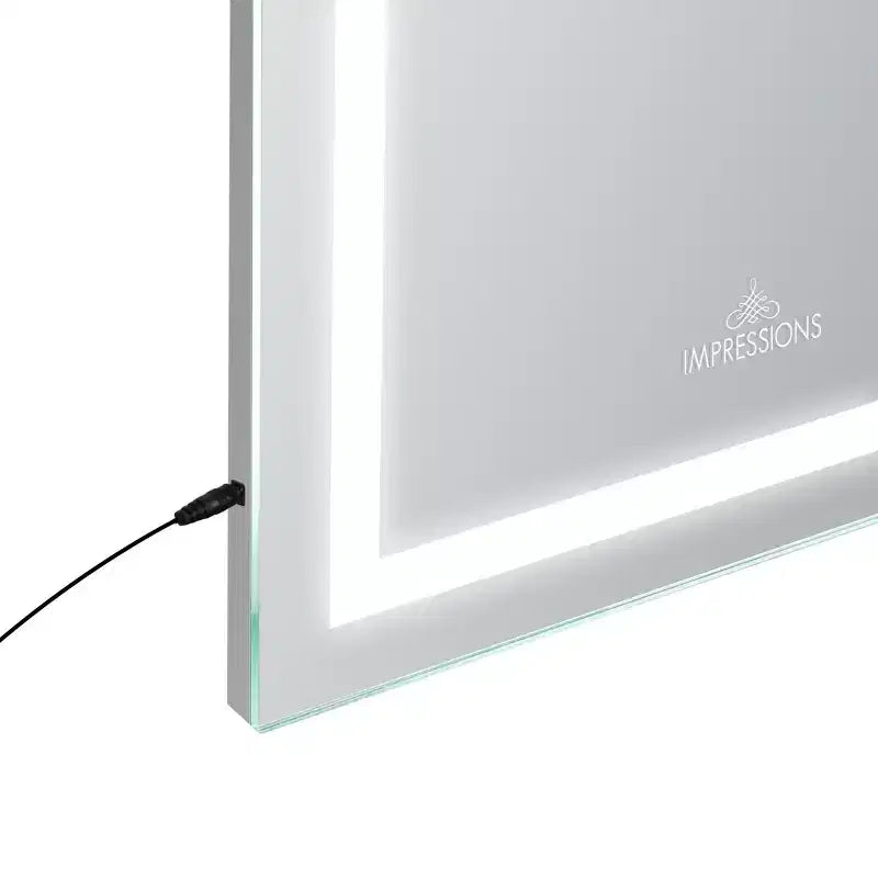 Miroir de courtoisie pleine longueur avec éclairage LED