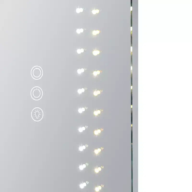 Miroir de courtoisie pleine longueur avec éclairage LED