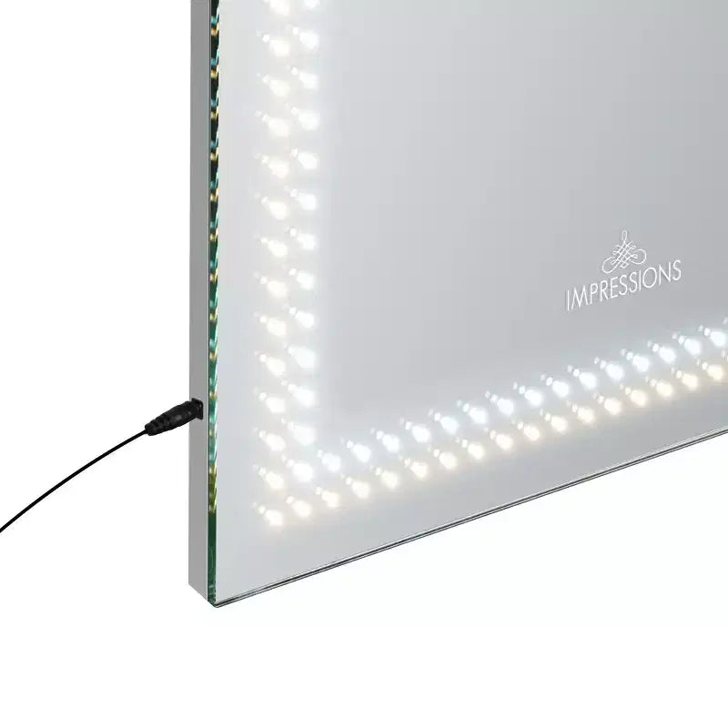 Miroir de courtoisie pleine longueur avec éclairage LED