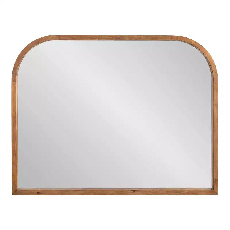 Miroir mural arche encadré de bois