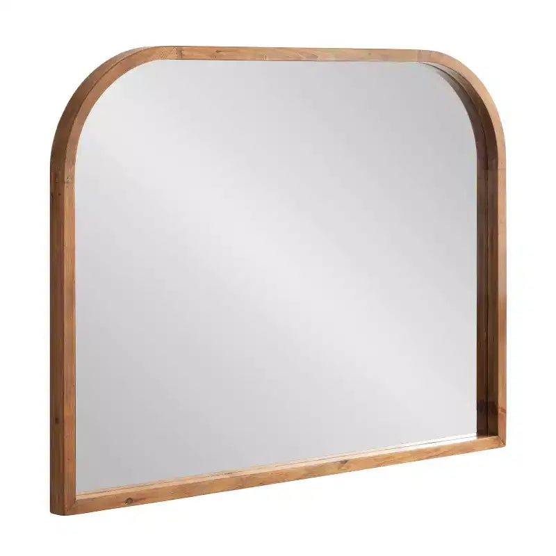Miroir mural arche encadré de bois