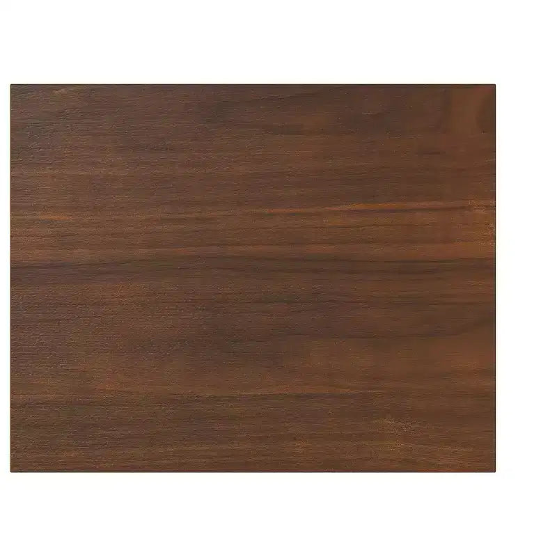 Table de chevet moderne industrielle de 50,8 cm de large en noyer