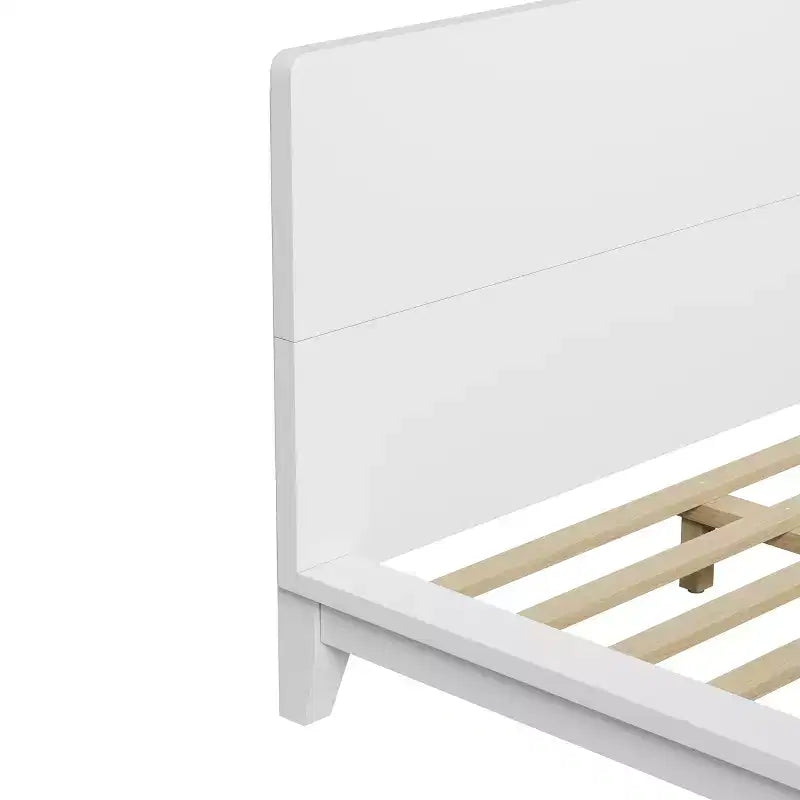 Lit plateforme moderne Queen Size avec tête de lit