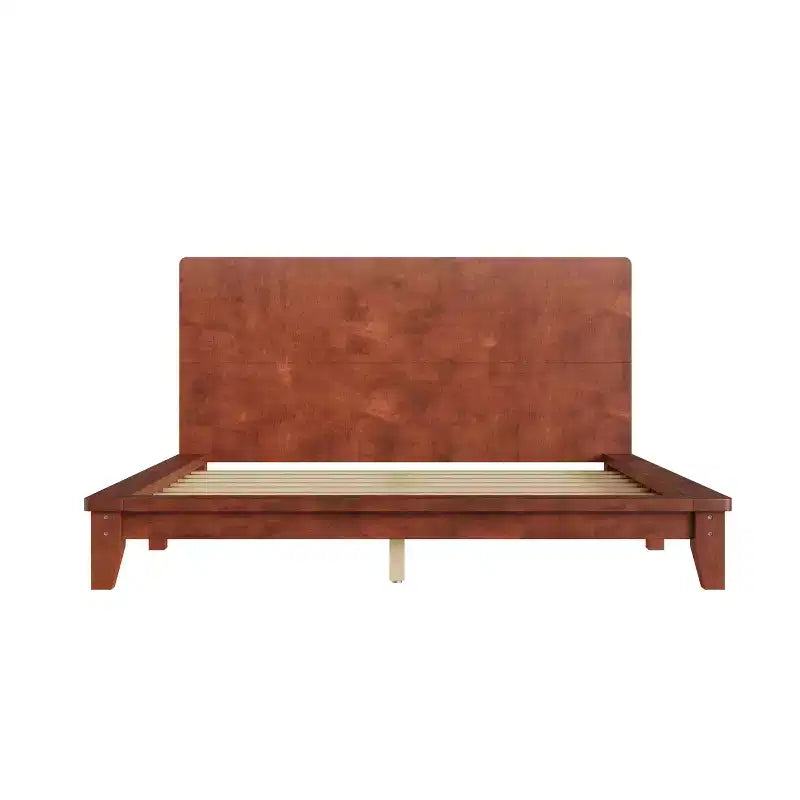 Lit plateforme moderne Queen Size avec tête de lit