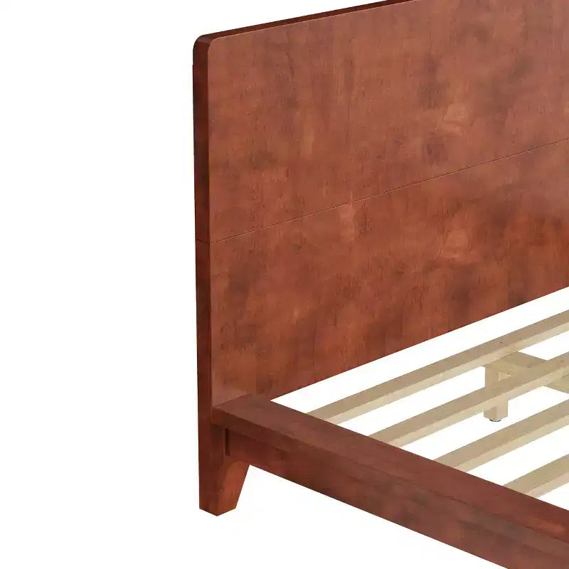 Lit plateforme moderne Queen Size avec tête de lit