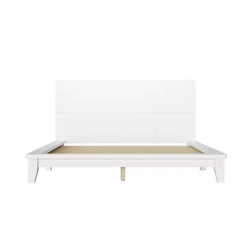 Lit plateforme moderne Queen Size avec tête de lit