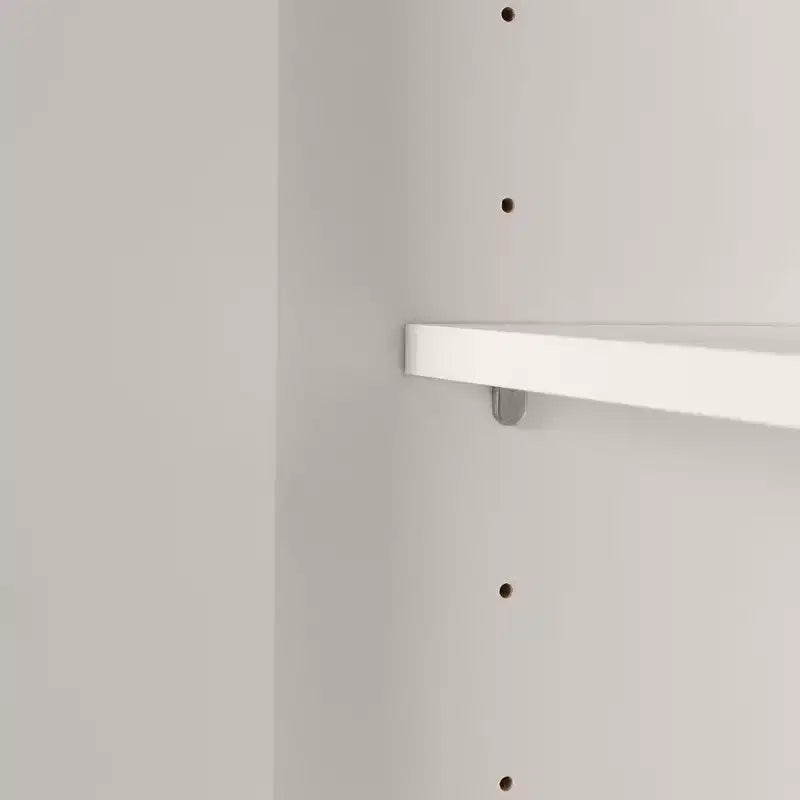 Îlot de cuisine compact avec 3 tiroirs et placard de rangement - Blanc/Noix de muscade
