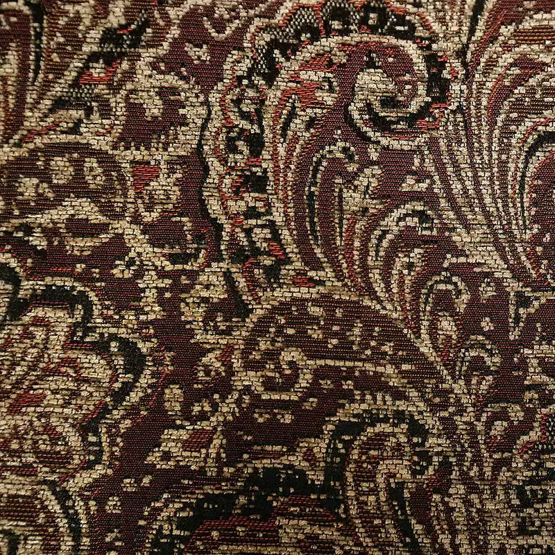 Causeuse traditionnelle 73 po avec garniture cloutée et coussins décoratifs – Brun