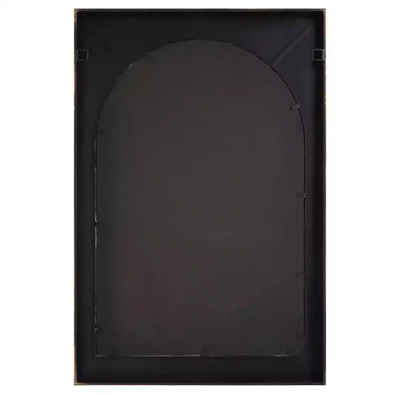 Miroir mural rectangulaire en feuille d'or antique - 25" x 37,5"