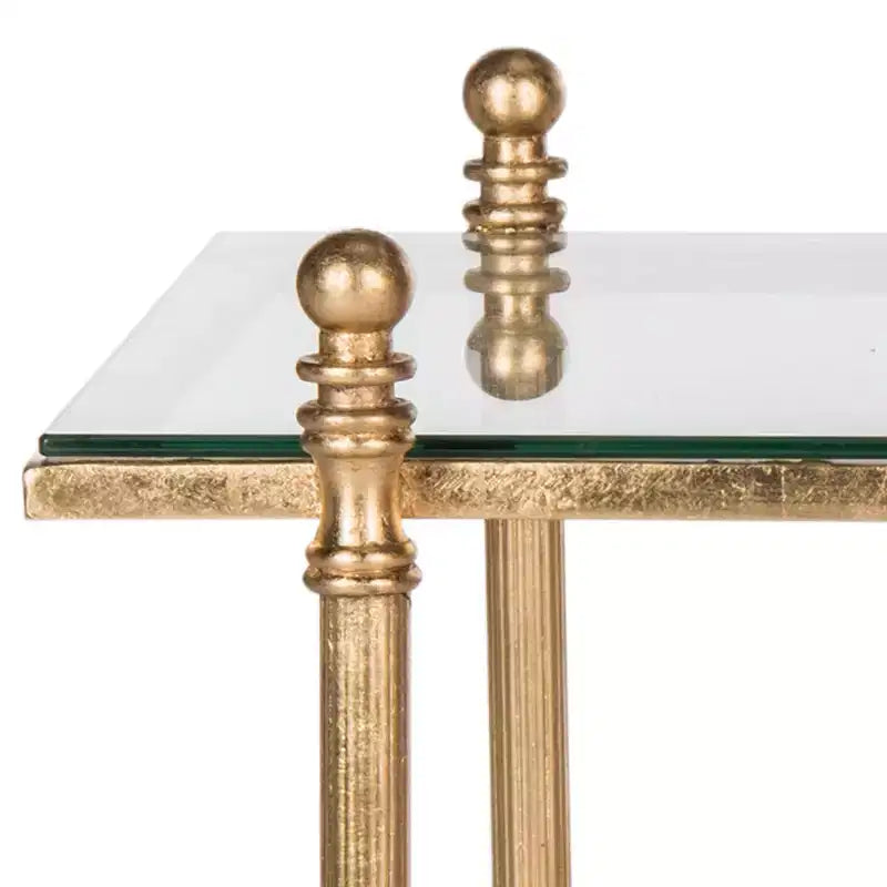 Table basse Gilt and Glass - Or