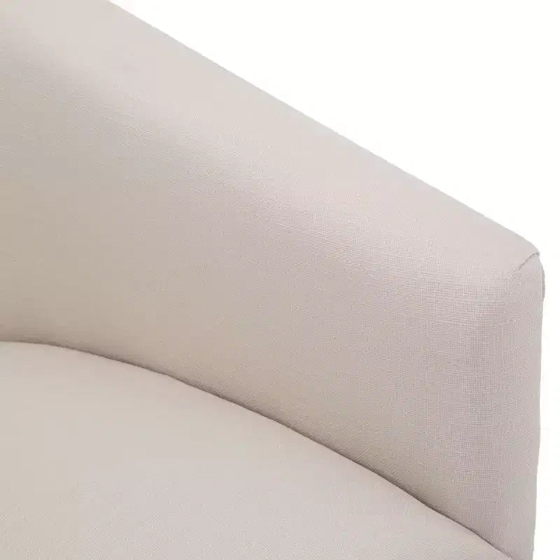 Fauteuil pivotant décoratif à jupe