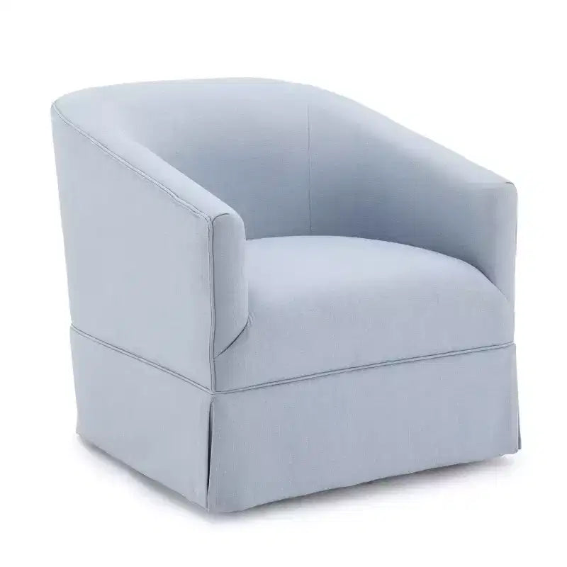 Fauteuil pivotant décoratif à jupe