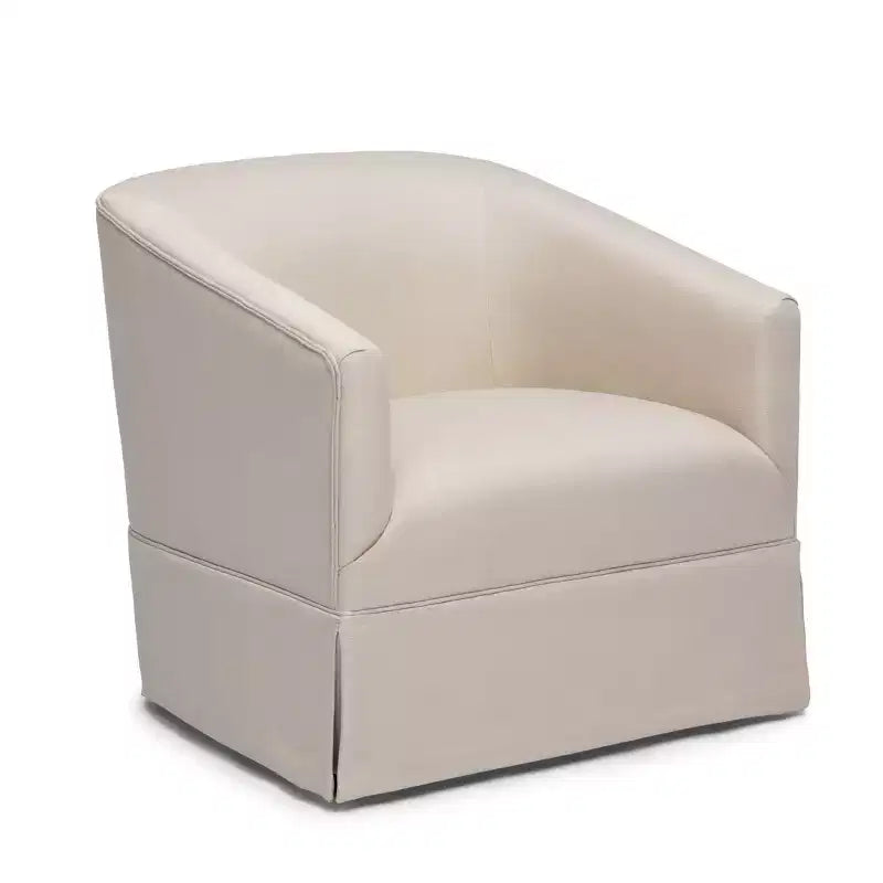 Fauteuil pivotant décoratif à jupe