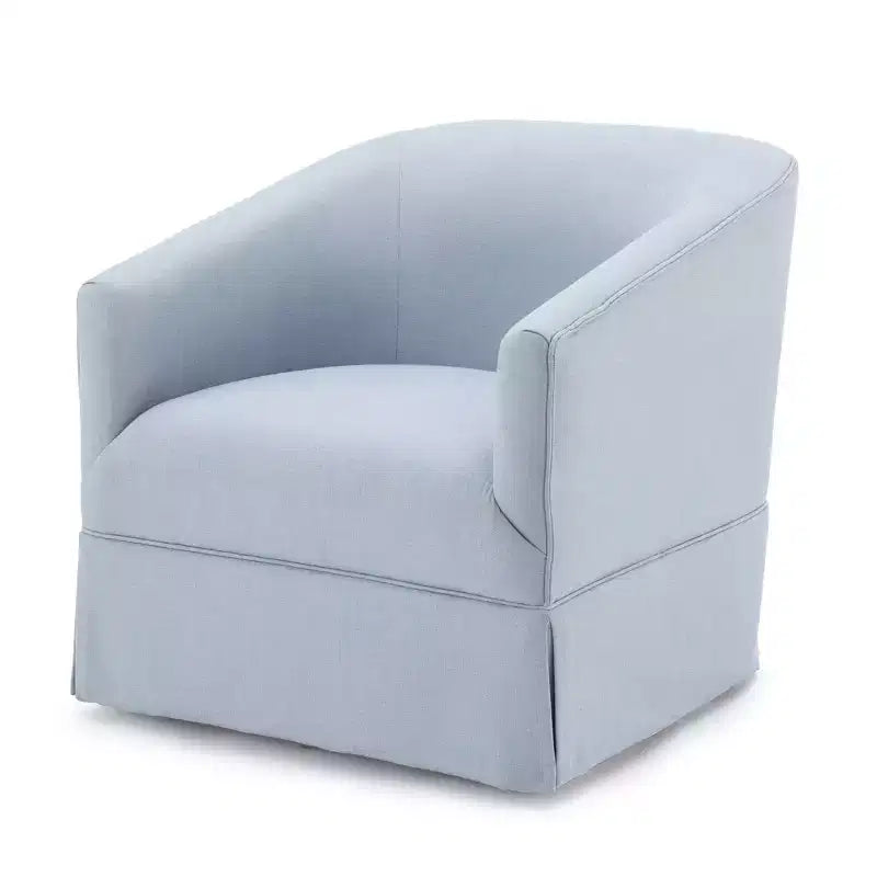 Fauteuil pivotant décoratif à jupe