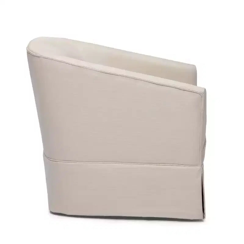 Fauteuil pivotant décoratif à jupe