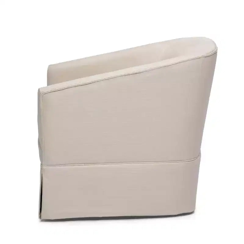 Fauteuil pivotant décoratif à jupe