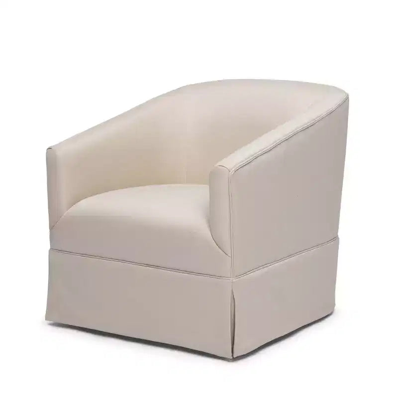 Fauteuil pivotant décoratif à jupe