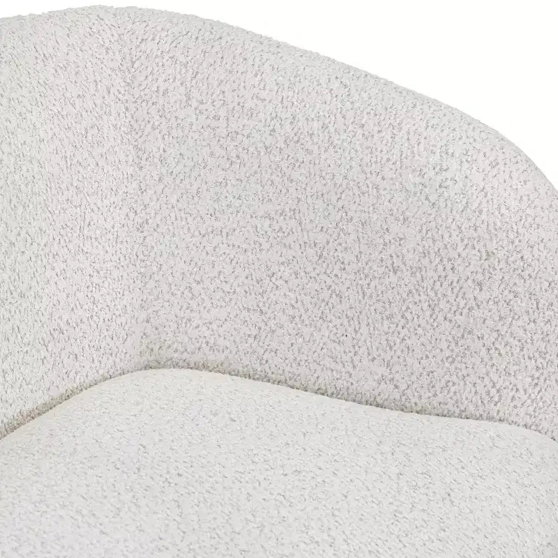 Causeuse incurvée en tissu bouclé bohème de 162 cm avec coussins à ressorts ensachés