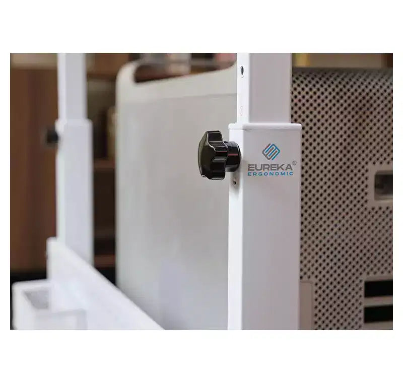 Chariot d'unité centrale mobile réglable en hauteur avec tapis de souris
