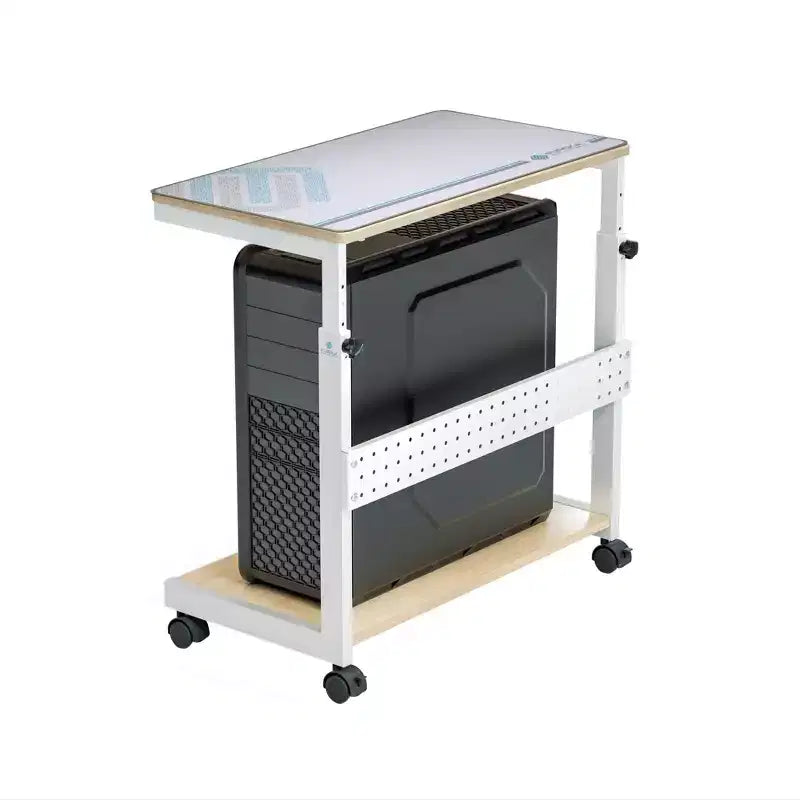 EUREKA ERGONOMIC Mobile Height Adjustable CPU Cart with Mouse Pad