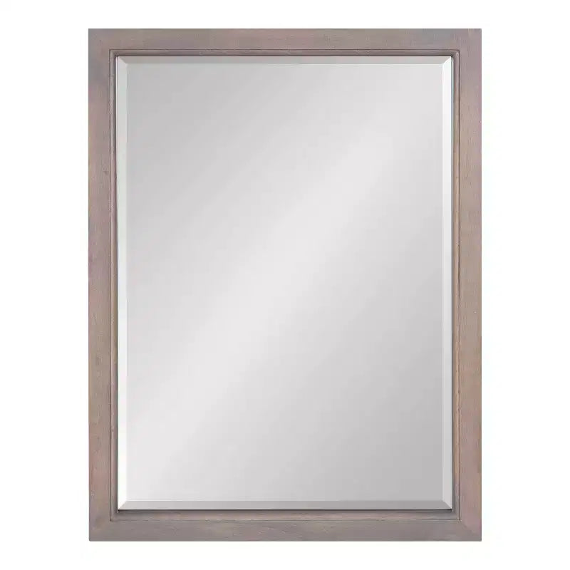 Miroir décoratif mural encadré de bois - 24"x18"