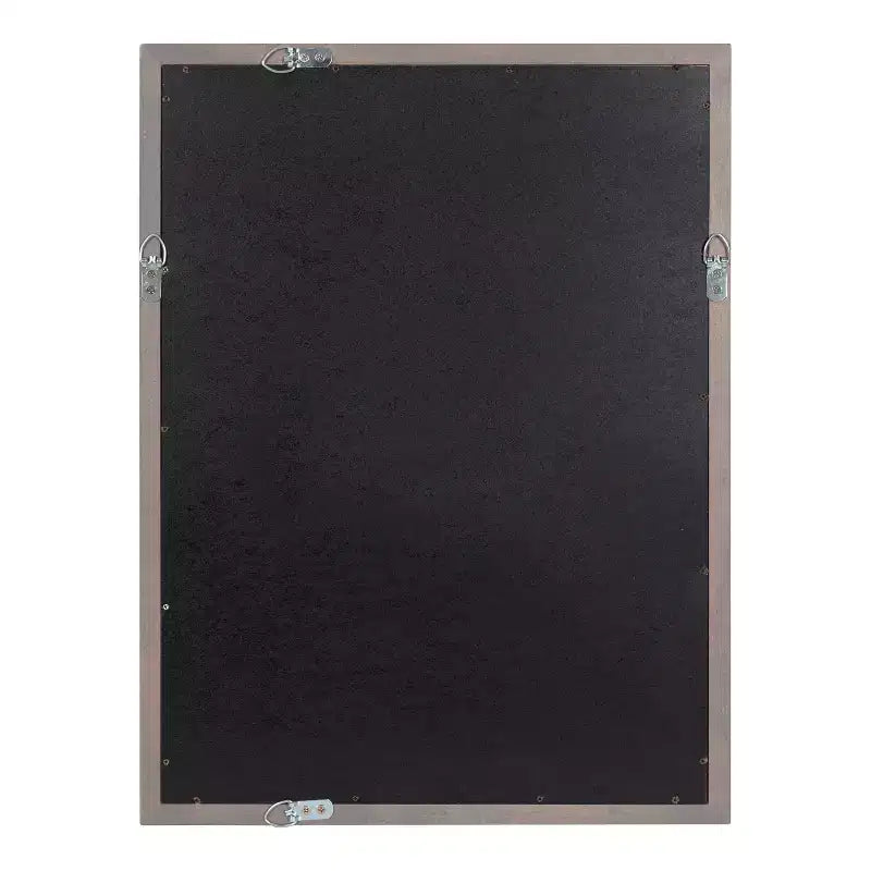 Miroir décoratif mural encadré de bois - 24"x18"