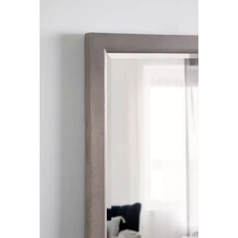 Miroir décoratif mural encadré de bois - 24"x18"