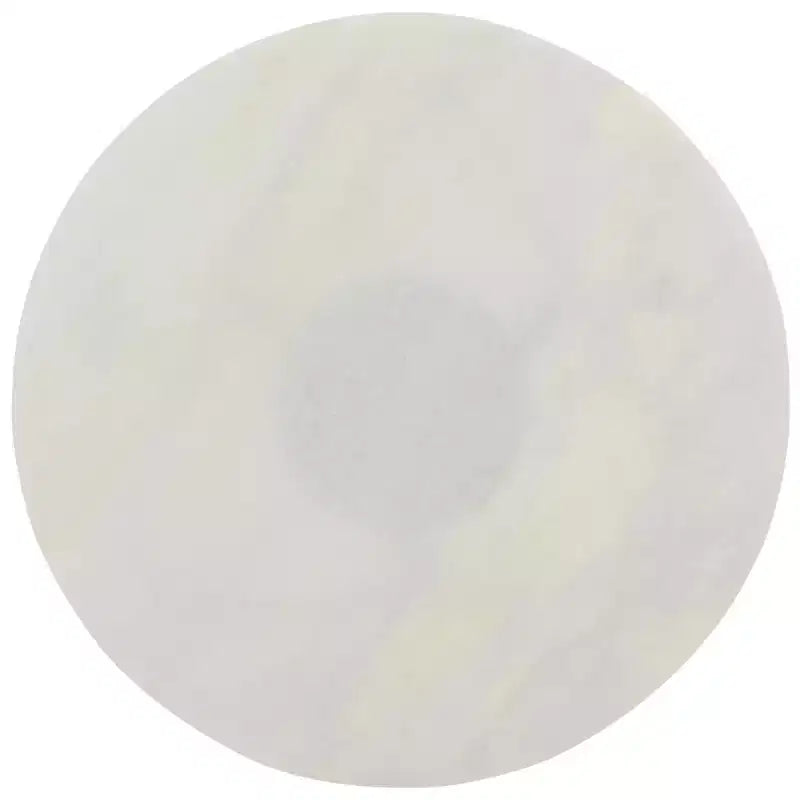 Table d'appoint ronde - Marbre blanc/Noir | Base ouverte triangulaire