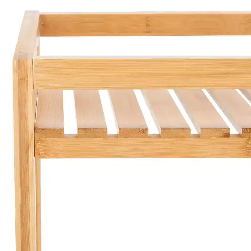 Étagère à 3 niveaux en bambou - Intérieur
