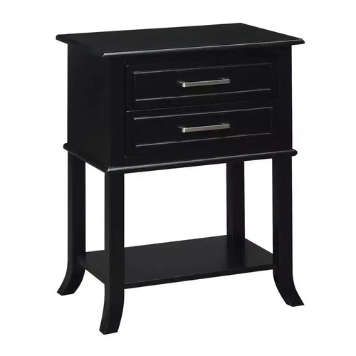 Breighton Home Sydney 2 Drawer End Table with Shelf